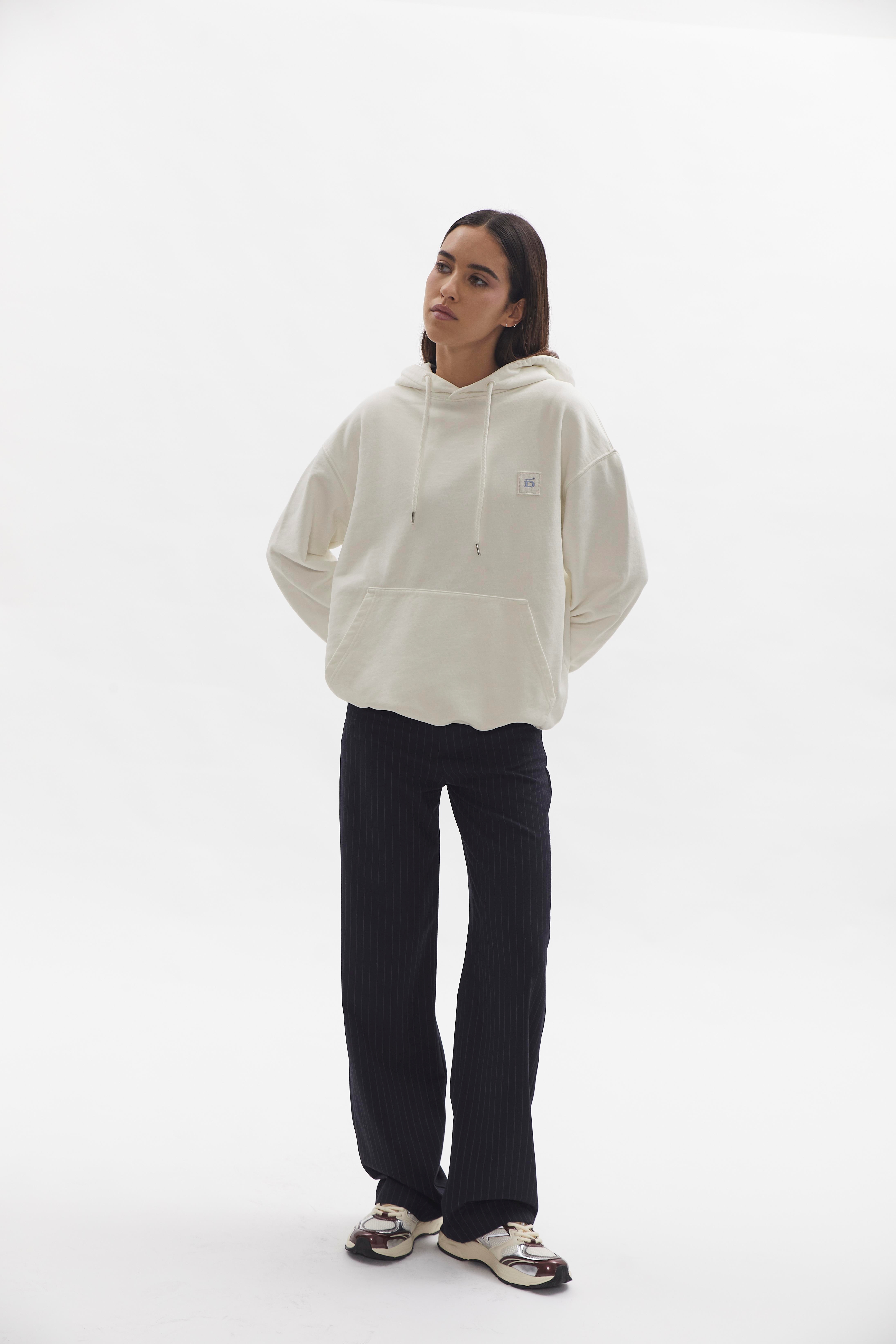 Badge Hoodie D-Brand, Hoodies, Zip Hoodies, Badge Hoodie, EGGNOG, Creme, 220001, 220001-113