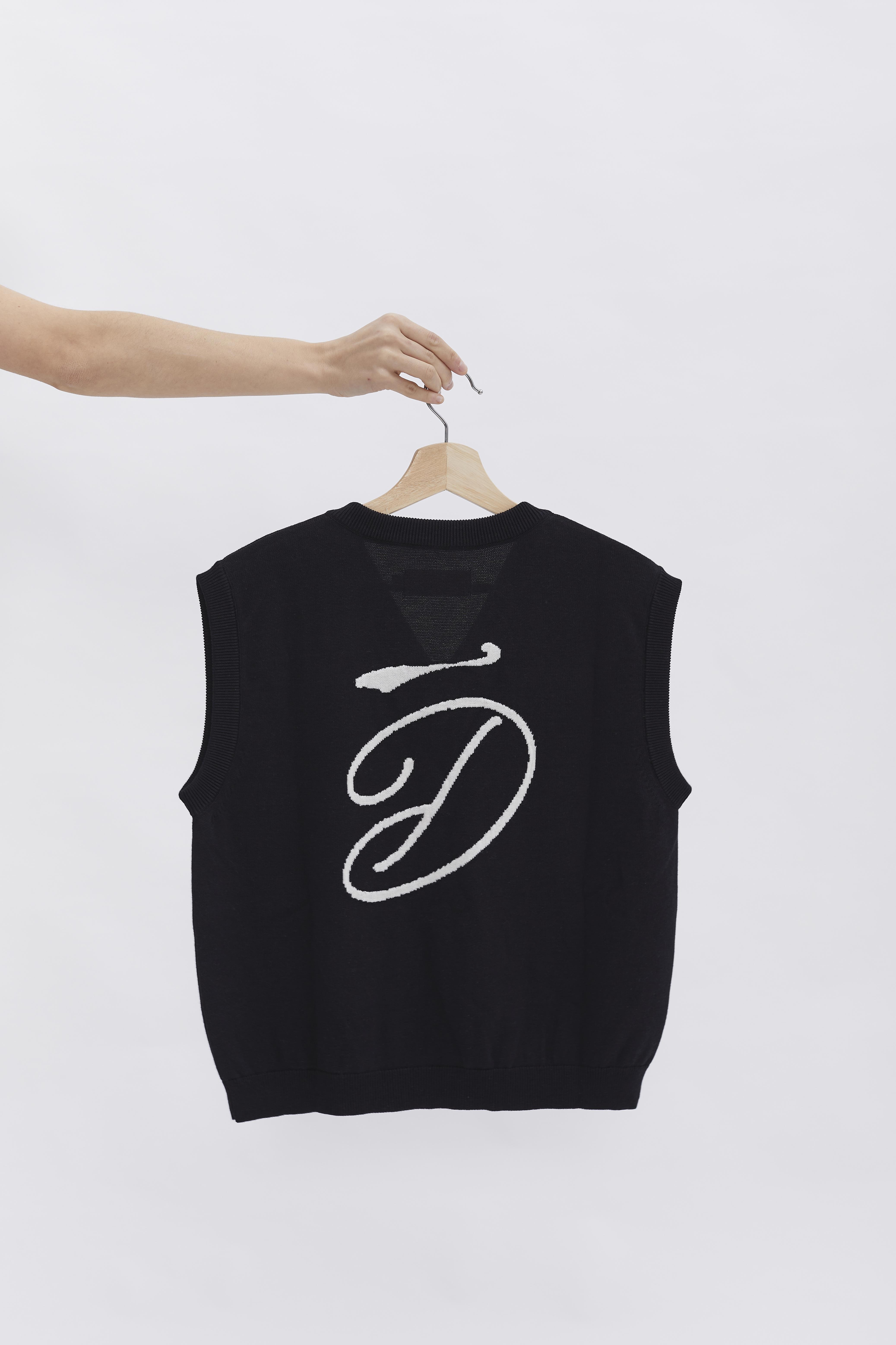 Knit Vest D-Brand, Jackets, Vest, Cardigans, Knit Vest, BLACK, Schwarz, 226301, 226301-100