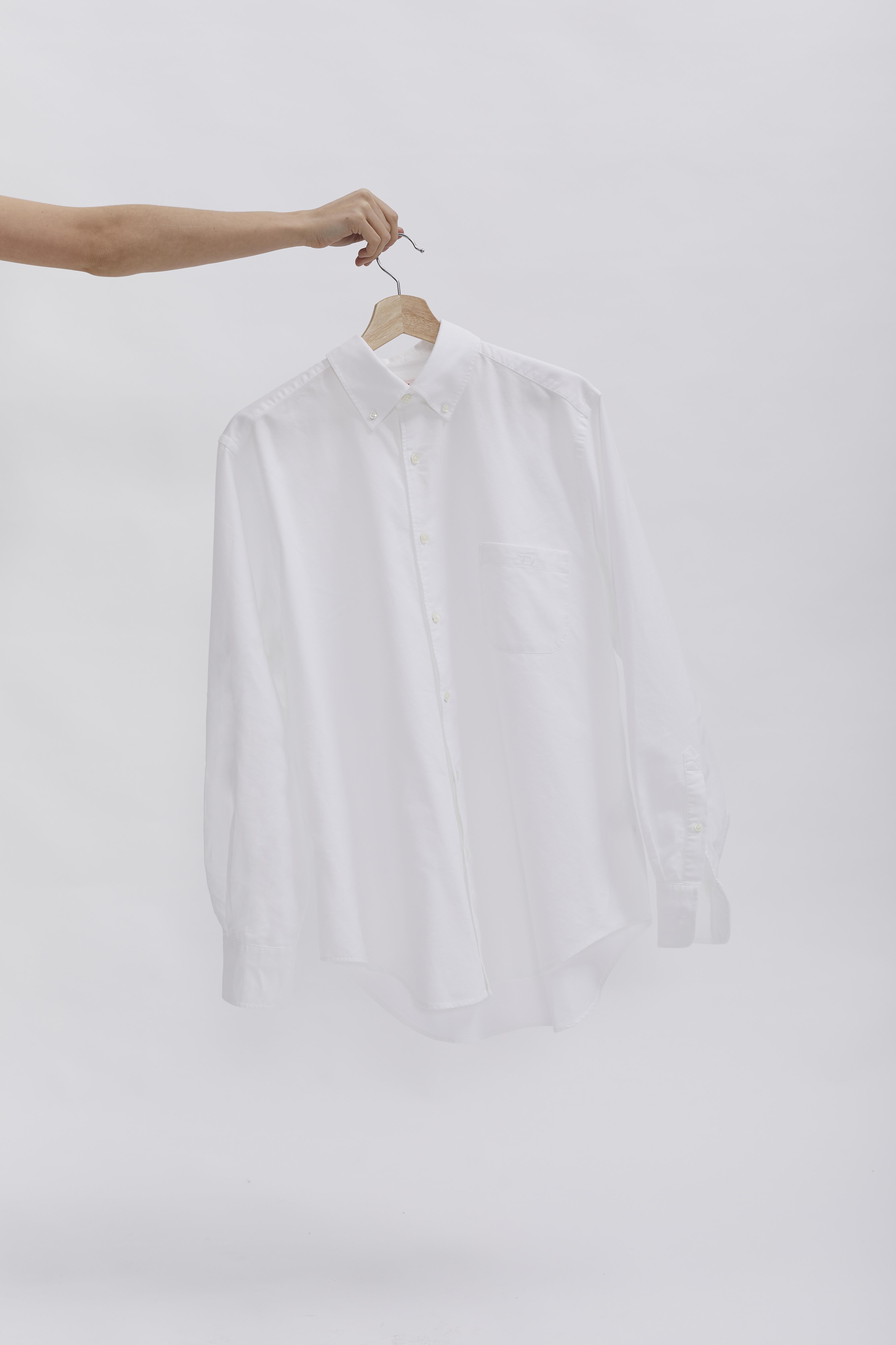 D-Brand, Shirts, Oxford Shirt, WHITE, Weiß, 117010, 117010-110